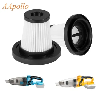 1/2 PCS Akku-Staubsaugerfilter für die elektrische Staubsauger im Haushalt, Elektrowerkzeuge, waschbare Reiniger-Filterkartuschen Image