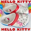 Neue Sanrio Hello Kitty Loch Sandalen Hausschuhe Kt Katze Sandalen Kawaii Eva Anime Hause Strand Schuhe Sommer Hausschuhe Erwachsene Kinder Geschenke