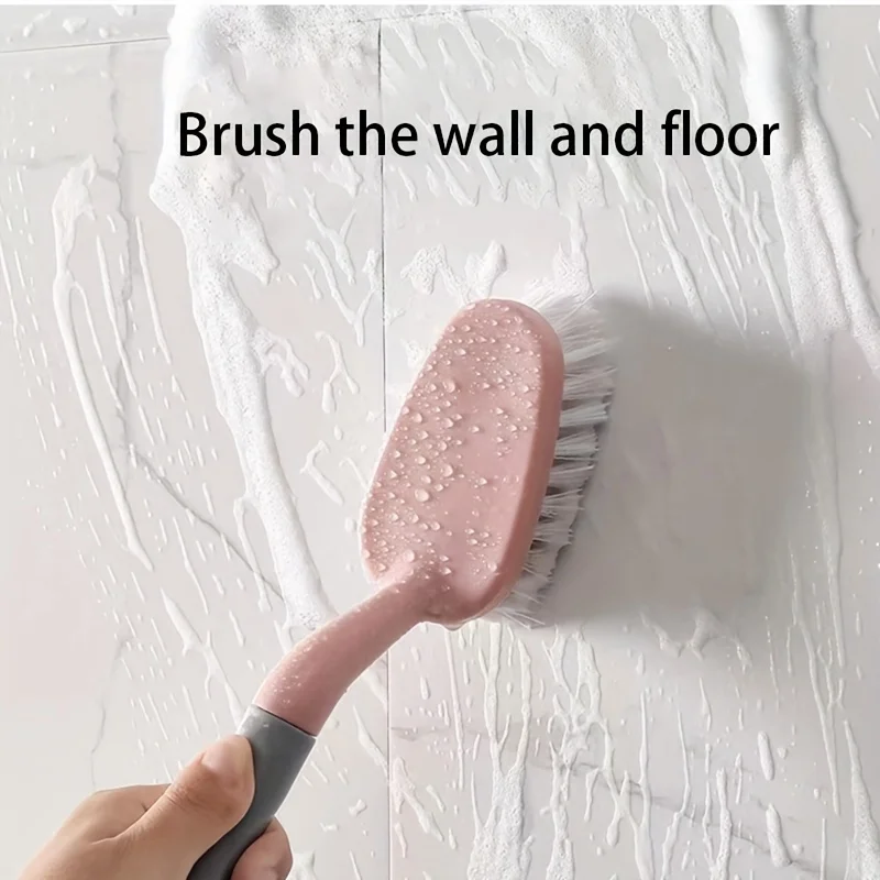 1PC Kreative Topfreinigungsbürste mit langem Griff, nicht fettende Reinigungsbürste, kleine Topfreinigungsbürste Image