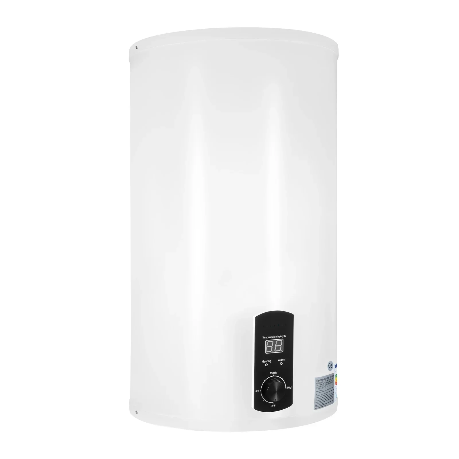 Elektrischer Warmwasserbereiter, 120 l Warmwasserboiler, 220 V, Wandbehang, elektrische Speicherung, energiesparender LED-Bildschirm Image