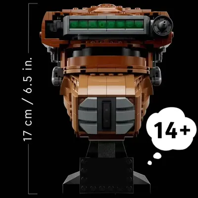 Die neuen Princesa Leia Boushh Casco Blocks de Maga Ladrillos Creativos Bounty Hunter Casco Bressella Blocks de Constr Image