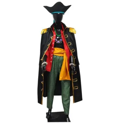 2025 Blackbeard Marshall D Teach Cosplay Kostüm Cosplay Kostüm Komplettsets mit Zubehör Maßgeschneidert Image