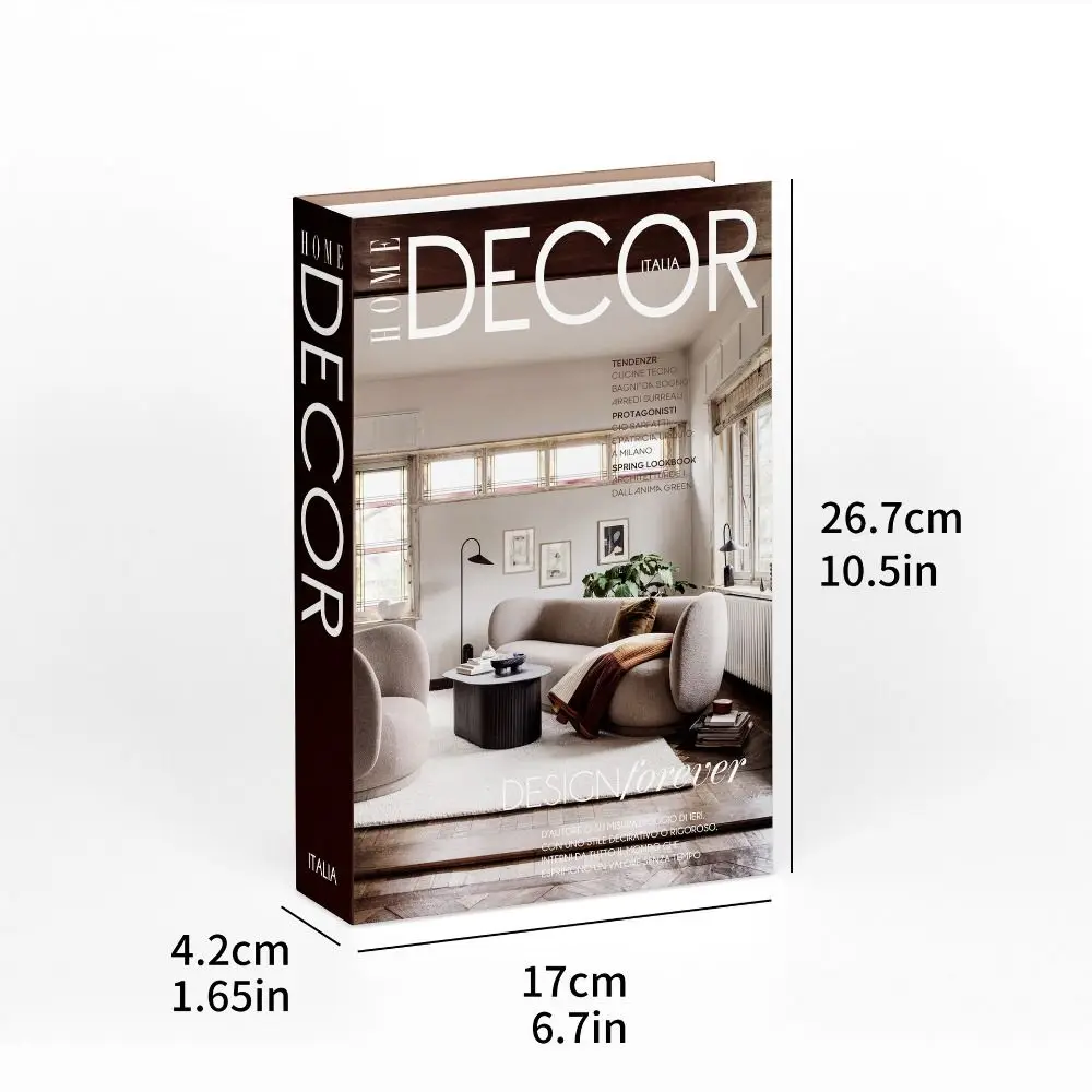 Simple Artistic Simulated Books Fashion Handmade Fake Books Nordic Style Book Model Decorative Book