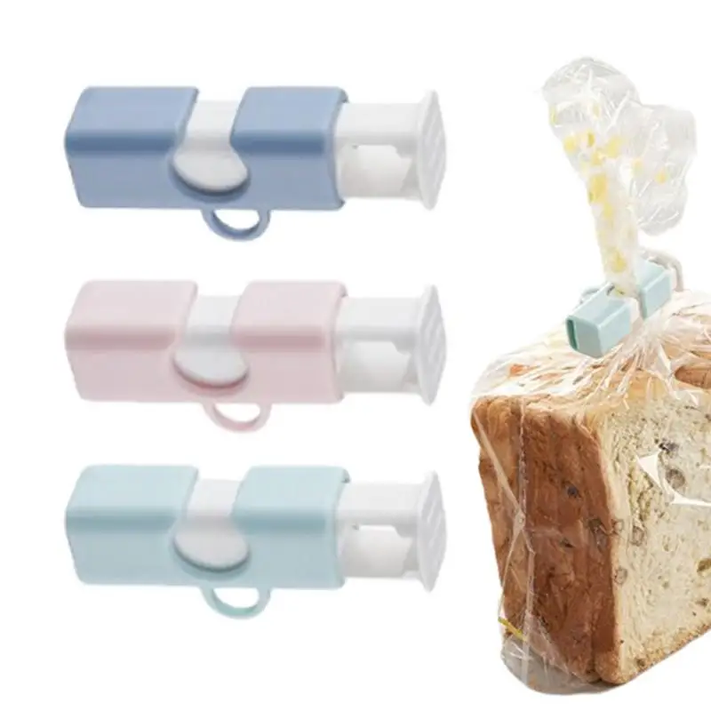 3PCS Sealing Clip Food Preservation Bag Clip Snack Fresh Food Storage Sealer Clamp Seal Bag Clips Kitchen Gadgets Storage Tools