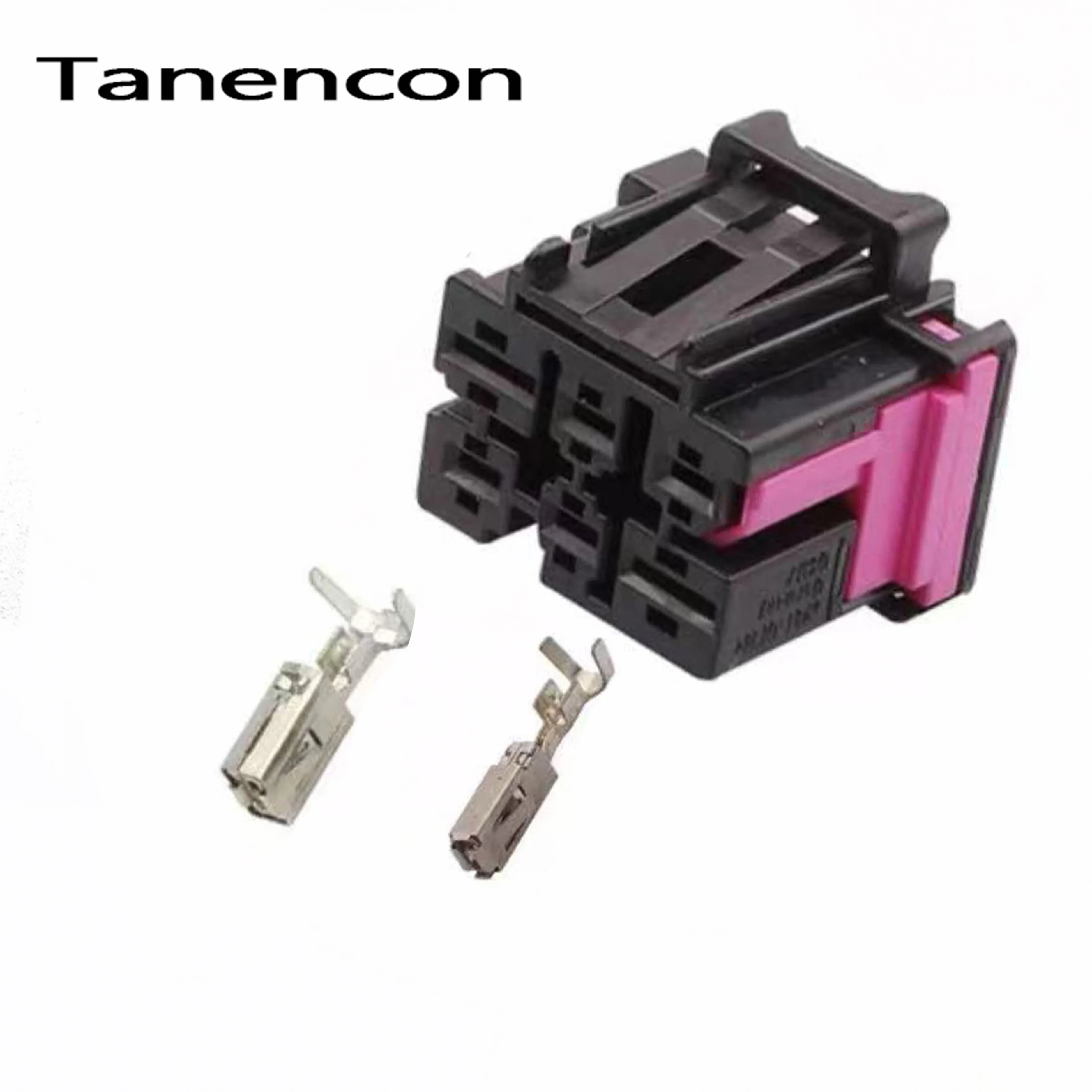 1 Set 6 Pin 4F0937731 Car Electric Sunroof Rear Seat Ventilation Heating Control Connector Plug 4F0937731F 4F0937741 for VW Audi