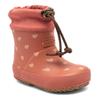 Gummistiefel BISGAARD "baby thermo rubber", Kinder, Gr. 28, ruby heartbeat, Gummi, gemustert, Basic, Schuhe, Regenstiefel mit Wollfutter, Größenschablone zum Download
