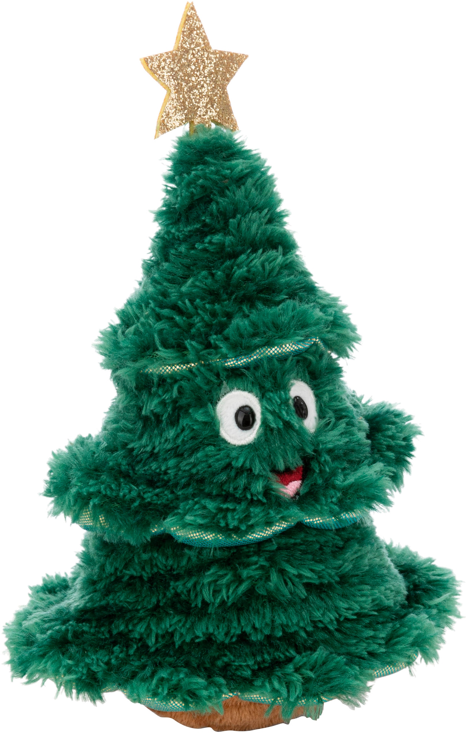 Plüschfigur NICI "Winter, Tannenbaum, 15 cm", grün, Plüschfiguren, KinderB:12cm H:15cm L:10cm, enthält recyceltes Material, B:12cm H:15cm L:10cm Image