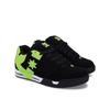 Sneaker DC SHOES "DC Command", Gr. 10(43), gelb (schwarz, lime), 50.46% Leder, 49.54% Synthetikmaterial, Schuhe