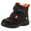 Winterboots SUPERFIT "HUSKY1 WMS: mittel", Kinder, Gr. 26, orange (schwarz, orange), Textil, casual, Schuhe, Snowboots mit wasserdichtem SYMPATEX, Größenschablone zum Download