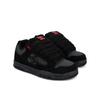 Sneaker DC SHOES "DC Coiler", Gr. 8,5(41), rot (schwarz, grau, rot), 42.52% Leder, 34.74% Synthetikmaterial, 22.74% Polyester, Schuhe