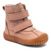Winterstiefel BISGAARD "ellis tex", Kinder, Gr. 24, rosa, Leder, unifarben, klassisch, Schuhe, Klettschuh mit TEX-Membrane, Größenschablone zum Download