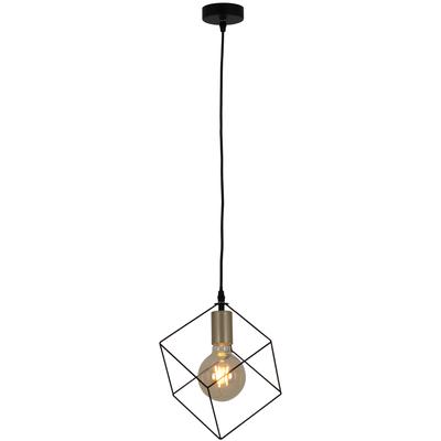 NÄVE Pendelleuchte "Canto", gold (schwarz, goldfarben), H: 26cm, Lampen, 1-flammig Hängeleuchte, Pendelleuchte, 1xE27 max.40W, Farbe: schwarz Image