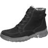 Winterboots WALDLÄUFER "H-LUMI", Damen, Gr. 7,5 (41), schwarz, Veloursleder, unifarben, sportlich, Schuhe, Stiefelette, Warmfutter, in komfortabler Weite H (= sehr weit)