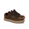 Sneaker DC SHOES "Lynx Zero", Gr. 7,5(40), braun (braun, gum), 50.51% Leder, 39.8% Synthetikmaterial, 9.69% Polyester, Schuhe