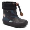 Gummistiefel BISGAARD "baby thermo rubber", Kinder, Gr. 24, dunkelblau, space, Gummi, Basic, Schuhe, Regenstiefel mit Wollfutter, Größenschablone zum Download