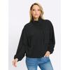 Shirtjacke HEINE "Jersey-Jacke", Damen, Gr. 34, schwarz, 50% Modal, 44% Polyester, 6% Elasthan, unifarben, Langarm, Shirts