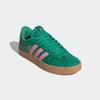Sneaker ADIDAS SPORTSWEAR "VL COURT 3.0", Gr. 38,5, court grün, bliss pink, gold metallic, Leder, Textil, sportlich, Schuhe, Design auf den Spuren des adidas Samba