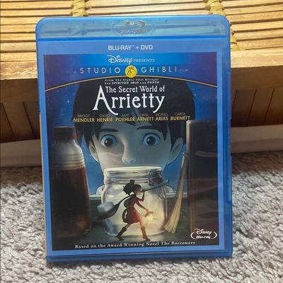 Disney Media | Disney Studio Ghibli The Secret World Of Arrietty Blu-Ray + Dvd - Blue Case | Color: Black/Blue | Size: Os