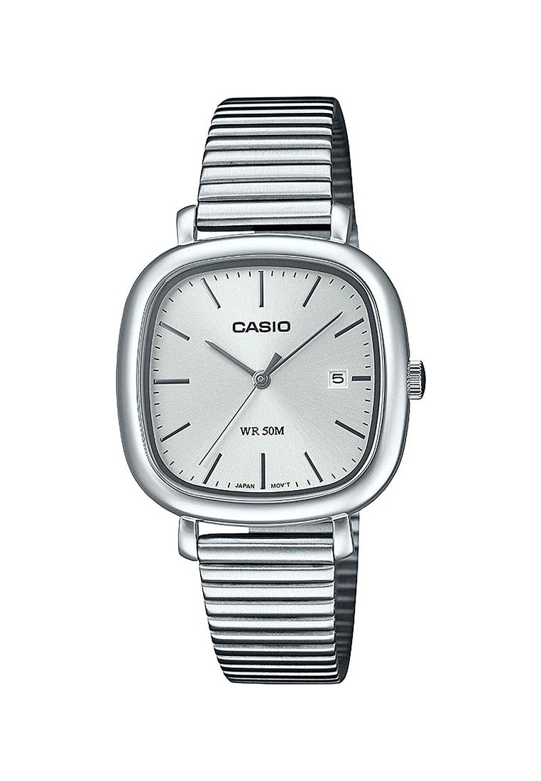 Casio Womens LTP-B166D-7AVEF Ladies Collection Watch - Silver Stainless Steel - One Size | Casio Sale | Discount Designer Brands