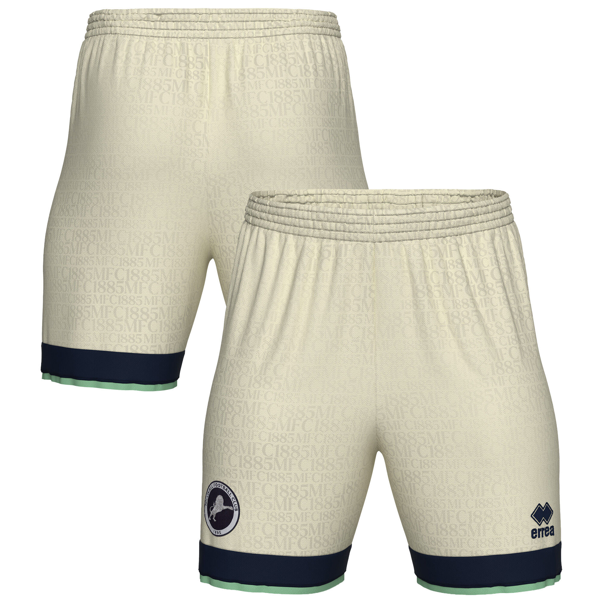 Millwall Errea Auswärtsshorts 2025-26 - Kinder Image