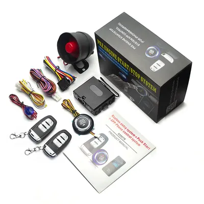 Smart Engine Start Stop Keyless Entry Car Alarm System With AppOne-click start modification