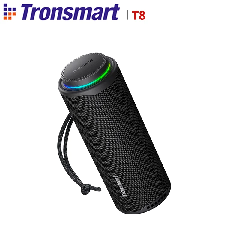 Tronsmart T8 Speaker Wireless Portable Speaker with Bluetooth 5.3, Deep Bass, 40W, SoundPulse, Waterproof IPX7, APP Control