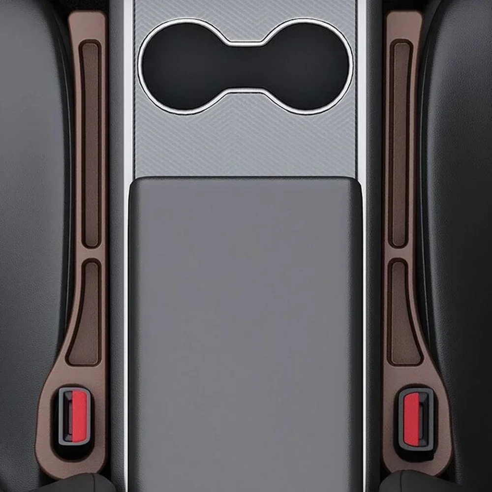 1 Pair Car Seat Gap Filler Side Seam Plug Strip Seat Gap Car Decoration Accsesory for Nissan Kicks P15 Sentra B17 Image