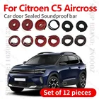 Per Citroen C5 Aircross Auto Porta Striscia di Tenuta In Gomma Doppio Strato di Tenuta Protezione Insonorizzata Striscia Antipolvere Striscia di Tenuta 12 PZ