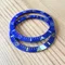 Blue Cerachrom Ceramic Bezel Inlay for Rolex 116613 Submariner Date Blue Sunburst Dial Watch Insert