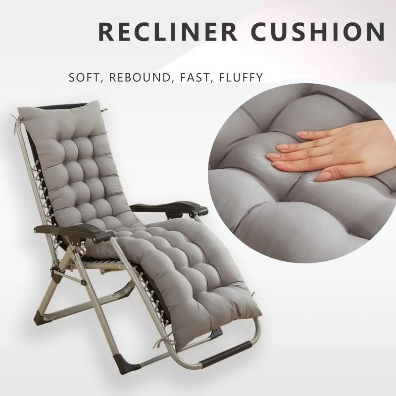 Weiches Kissen mit Liegestuhl, verdickte Baumwolle, Schaukelstuhl, Bankkissen, Bürostuhl, Tatami-Kissen für Outdoor-Camping