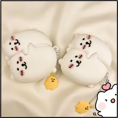 Cute Embrace Self-deprecating Bear Wireless Earphone Case Compatible With Airpods 1/2 Generations Apple Wireless Headphones Pro