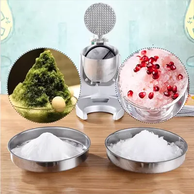 Shaved Ice Machine Snow Cone Machine Portable Ice Crusher And Shaved Ice Machine With Free Ice Cube Trays