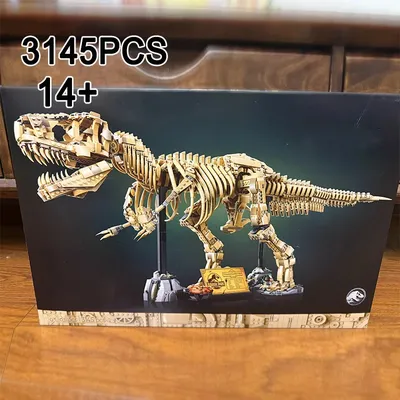 BANGSHE 2025 New Dinosaur Tyrannosaurus Rex Building Blocks Dinosaur World Park Home Decor for Kids Boys Birthday Gifts 9