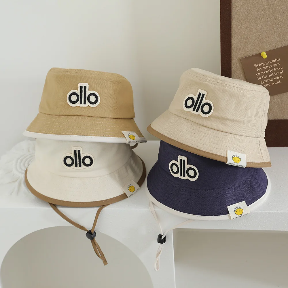 Koreanischen Stil Brief Stickerei Angeln Herbst Kappe Outdoor Sport Kinder Sonnenschutz Hut Atmungsaktiv Wind Ball Kappe Image