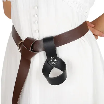 Mittelalterlichen Schwert Halter Mantel Scheide Für Erwachsene Männer Larp Ritter Waffe Cosplay Requisiten Getriebe Rapier Ring Gürtel Holster Frosch Kostüm Image