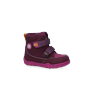 Winterboots DOCKERS BY GERLI, Kinder, Gr. 27, rot (bordeaux), Nubuklederimitat, Textil, casual, Schuhe, Barfußschuh, Klettstiefel mit DOCK-Tex