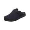 Hausschuh ROHDE "Rohde Hausschuhe Leder", Herren, Gr. 47, blau (ocean), Leder, casual, Schuhe