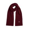 Schal TOMMY JEANS "TJM HERITAGE CORE", Damen, rot (rot wine), Strick, Baumwolle, casual, Modetücher, Rippstrick, 190 x 28 cm