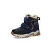 Winterboots DOCKERS BY GERLI, Kinder, Gr. 35, blau (navy), Nubuklederimitat, Textil, sportlich, Schuhe, Klettstiefel, Winterstiefel mit DOCK-Tex
