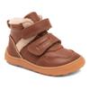 Barfußschuh BISGAARD "barefoot becky lamb", Kinder, Gr. 29, weiß (whisky), Leder, casual, Schuhe, Winterboots mit Lammfell, Größenschablone zum Download