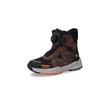 Winterboots DOCKERS BY GERLI, Kinder, Gr. 37, bunt (braun, multi), Nubuklederimitat, Textil, sportlich, Schuhe, Freizeitstiefel mit wasserabweisendem DOCK-Tex