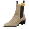 Stiefelette GANT "St Broomly", Damen, Gr. 40, beige, Veloursleder, elegant, Schuhe, Business Stiefelette, Schlupfboots in spitzer Form mit Blockabsatz