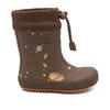 Gummistiefel BISGAARD "thermo", Kinder, Gr. 31, braun lost in space, Gummi, Basic, Schuhe, Boots mit Lammwolle, Größenschablone zum Download