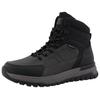 Winterboots ROMIKA, Herren, Gr. 44, schwarz (schwarz, grau), Lederimitat, casual, Schuhe, Schnürboots, Trekkingstiefel mit Reißverschluss