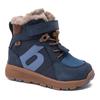 Winterstiefel BISGAARD "marlon tex", Kinder, Gr. 31, blau (navy), Textil, Leder, sportlich, Schuhe, Winterboots mit Lammwolle, Größenschablone zum Download