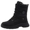 Winterboots ROMIKA, Damen, Gr. 39, schwarz, Lederimitat, sportlich, Schuhe, Schnürboot, Snowboot mit Warmfutter