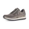 Keilsneaker GABOR "Turin", Damen, Gr. 38, gold (taupe, bronzefarben), Ziegenveloursleder, Glattleder, metallic, sportlich, Schuhe, Freizeitschuh, Halbschuh, Schnürer mit Komfortweite H (=sehr weit)