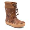 Gummistiefel BISGAARD "thermo", Kinder, Gr. 28, beige fallen leaf braun, Gummi, Basic, Schuhe, Boots mit Lammwolle, Größenschablone zum Download