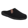 Pantoffel ROHDE "SOLTAU-H", Herren, Gr. 43, schwarz, Filz, meliert, klassisch, Schuhe, Hausschuh, Schlappen, Clog mit seitlichem Label