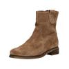 Stiefelette GABOR COMFORT "Gabor Comfort Stiefelette Veloursleder", Damen, Gr. 37,5, nut, Veloursleder, casual, Schuhe